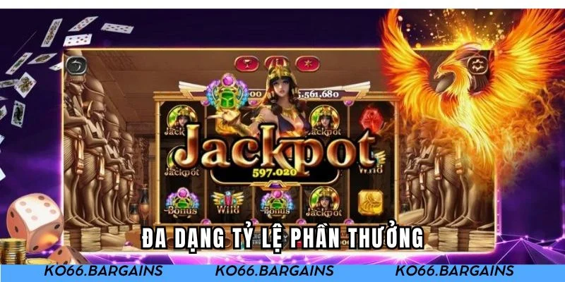 Đa dạng tỷ lệ phần thưởng